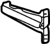 View HVAC Temperature Control Panel Bracket Full-Sized Product Image