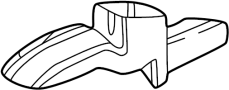View Instrument Panel Air Duct (Lower) Full-Sized Product Image