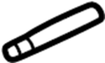 View Console Lid Pin. Inner cover Hinge Pin.  Full-Sized Product Image