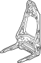Image of Seat Back Frame (Upper) image for your 2000 Porsche 911