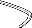 Image of Convertible Top Seal (Rear) image for your 2012 Porsche 911  Carrera 4 Convertible 