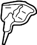 Image of Convertible Top Lock Pad. Convertible Top Lock Pad. image for your 2012 Porsche 911  Carrera 4 Convertible 
