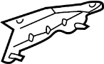 Image of Quarter Panel Extension (Rear, Lower) image for your 2021 Porsche Cayenne  Turbo S E-Hybrid Sport Utility 