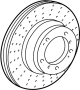 Image of Disc Brake Rotor image for your 2006 Porsche 911  Carrera Coupe 