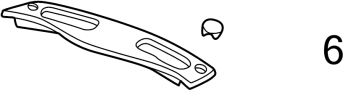 View Corner trim cap. End cover plug. RollBAR End CAP Grey.  Full-Sized Product Image