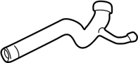 Image of Radiator Coolant Hose (Front, Rear, Upper, Lower) image for your 2008 Porsche 911 3.6L 6 cylinder A/T AWD Carrera 4 Coupe 