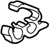 Image of SUPPORT - COOLING LINE. Vent hose support. image for your 2004 Porsche 911 3.6L 6 cylinder M/T AWD Turbo Coupe 