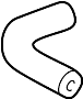 Image of COOLANT HOSE. TRANSMISSION. HOSE. image for your 2001 Porsche 911  Carrera 4 Convertible 