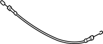 Image of Deck Lid Release Cable image for your 2021 Porsche 718 Spyder   