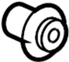 View PLUG. Headlight. Mount. Grommet.  Full-Sized Product Image