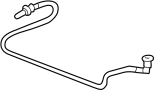 Image of Headlight Washer Hose (Upper) image for your 2017 Porsche Cayenne  S Sport Utility 