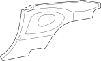 Interior Quarter Panel Trim Panel (Front, Upper, Lower)