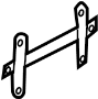 View License Plate Bracket Full-Sized Product Image