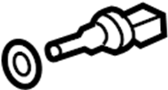 Image of OIL TEMPERATURE SENDING UNIT. TEMPERATURE SENSOR. image for your 2005 Porsche