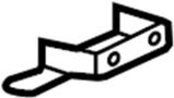Image of Inner support retainer. MUFFLER BRACKET. image for your 2004 Porsche