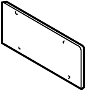 Image of License Plate Bracket image for your 2007 Porsche