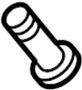 Image of Headlight Housing Vent Tube Screw image for your 1994 Porsche 911