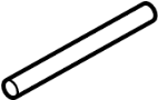 View Headlight Washer Hose (Front) Full-Sized Product Image