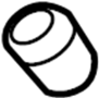 View Grommet. Drain. AIR. Evaporator. CONDITIONING. (A/C) Core Case Seal. tube. Rubber.  Full-Sized Product Image