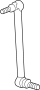 Image of Headlight Level Sensor Strut Support (Rear) image for your 2010 Porsche 911  Carrera 4 Coupe 