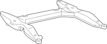 99734108111 Suspension Subframe Crossmember