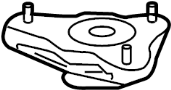 View Suspension Strut Mount (Upper, Lower) Full-Sized Product Image