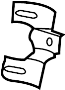 View Radio Speaker Bracket (Rear) Full-Sized Product Image