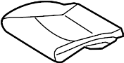 View Pad. Seat. Cushion. Extension. (Front) Full-Sized Product Image