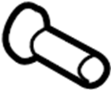 View Interior Door Handle Screw Cap Full-Sized Product Image