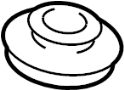 Image of Grommet. Wiper. Arm. Motor. Glass. BackLITE W. A rubber ring with a. image for your 2009 Porsche 911 3.8L 6 cylinder A/T RWD Carrera S Coupe 