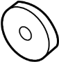 Image of Washer. Trim. Panel. Quarter. (Upper). A flat disc with a hole. image for your 2007 Porsche 911  Carrera Convertible 