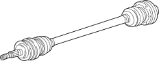 Image of Axle ASSEMBLY. DRIVE SHAFT. image for your 1975 Porsche 911