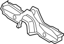 Image of Floor Pan Crossmember (Front, Rear). Supporting sheetmetal. image for your Porsche Boxster  