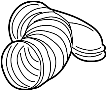 Image of Engine Air Intake Hose image for your Porsche