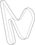 View Serpentine Belt Full-Sized Product Image