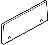 9977011130001C License Plate Bracket