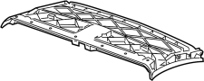 Image of Roof frame Black. image for your 2008 Porsche 911  Turbo Coupe 