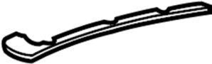 Image of Frame strip. Roof Frame gasket. Included with: Frame. image for your 2006 Porsche 911 3.6L 6 cylinder A/T AWD Carrera 4 Coupe 