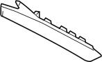 View Convertible Top Seal Bracket (Rear, Lower) Full-Sized Product Image