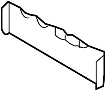Image of Rocker Panel Molding Cap (Front, Rear) image for your 2010 Porsche Panamera  S Hatchback 