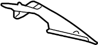 Image of Quarter Panel Gutter (Rear, Upper) image for your 2010 Porsche 911   