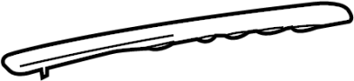 Image of Sunroof Opening Trim (Rear) image for your 2012 Porsche 911   