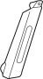 Image of Door Pillar Post Trim Set (Rear, Upper) image for your 2009 Porsche Cayenne   