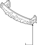 Image of Bumper Impact Bar image for your 2019 Porsche 718 Cayman   
