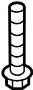 View Bolt. Mount. Suspension. Crossmember. (Front, Lower) Full-Sized Product Image