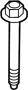Image of Roll Bar Bolt (Front, Lower) image for your 2014 Porsche 911 Targa 4 Targa