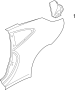 Image of Tail Light Pocket (Rear) image for your 2020 Porsche 911  Carrera 4 Coupe 