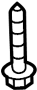 View Bolt. Mount. Suspension. Crossmember. (Front, Rear, Upper) Full-Sized Product Image