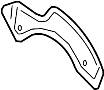 Image of COVER PANEL, WHEEL C. Cover plate. DUST SHIELD. image for your 2024 Porsche 718 Boxster   