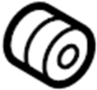 View Grommet. (Upper, Lower) Full-Sized Product Image